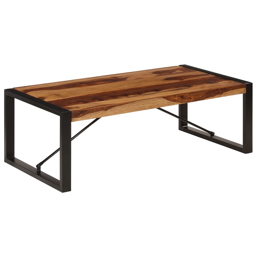 Brown Solid Sheesham Wood Coffee Table X541