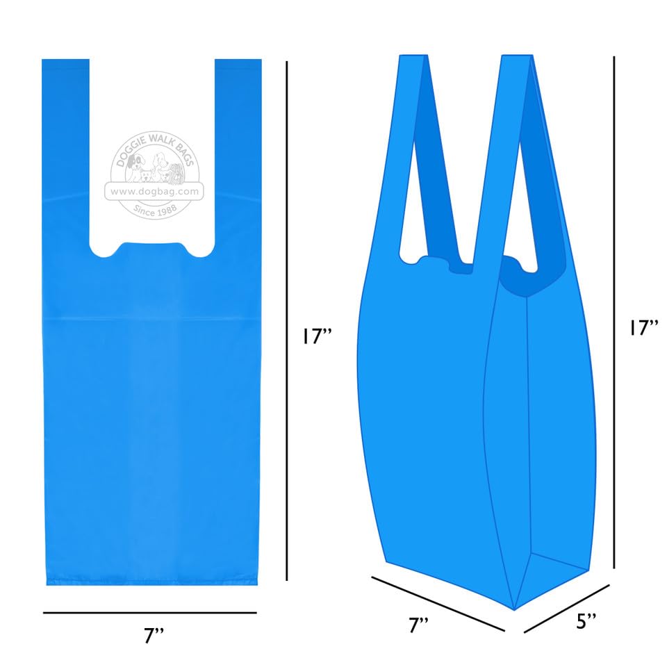 700 Tie-Handle Bags Blue H2009