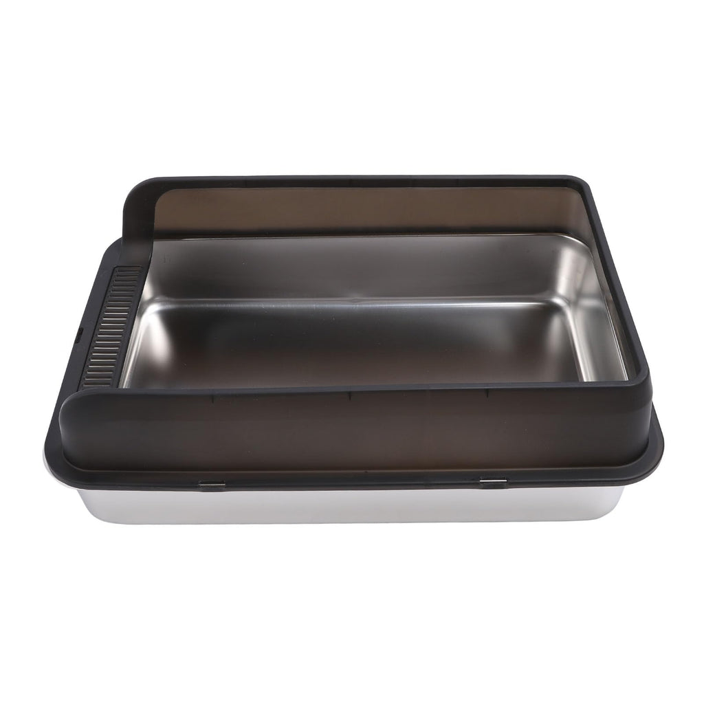 Stainless Steel Litter Box with Lid V50110