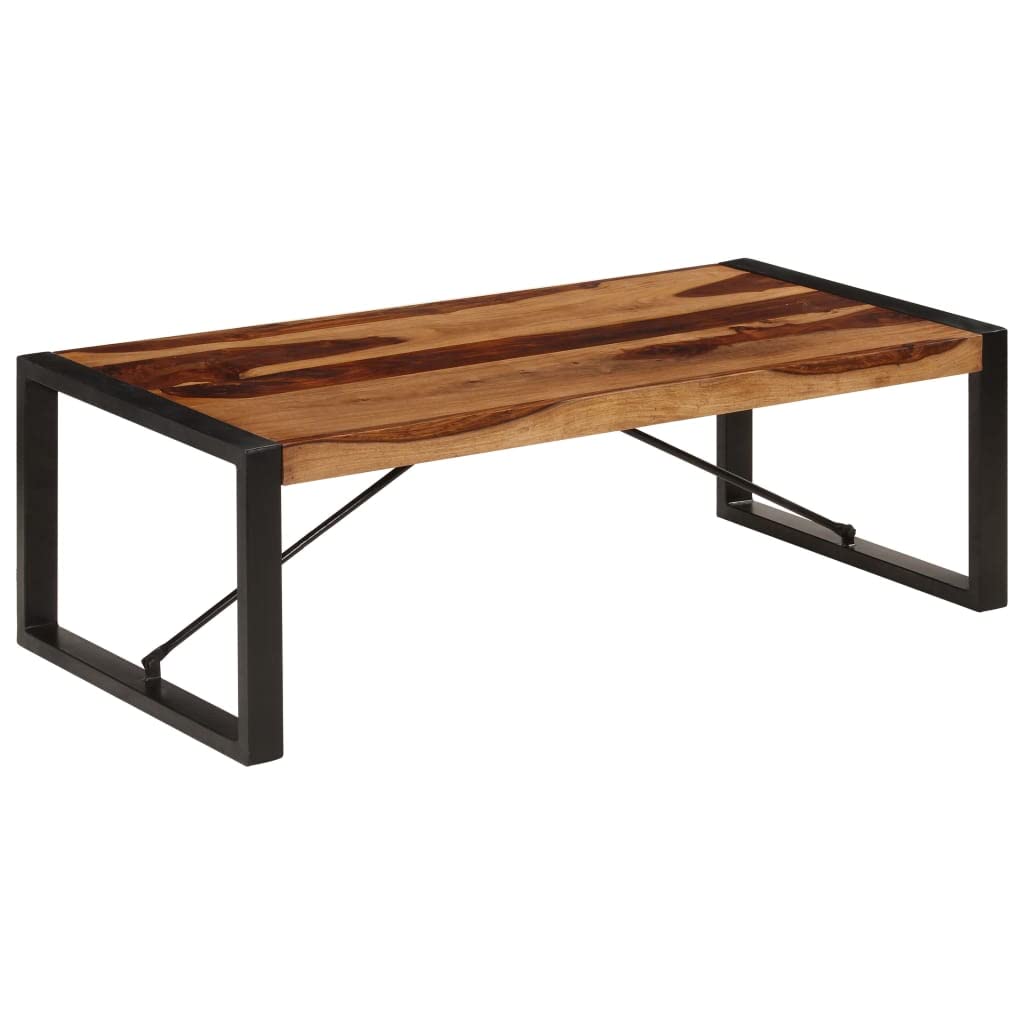 Brown Solid Sheesham Wood Coffee Table X541