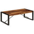 Brown Solid Sheesham Wood Coffee Table X541