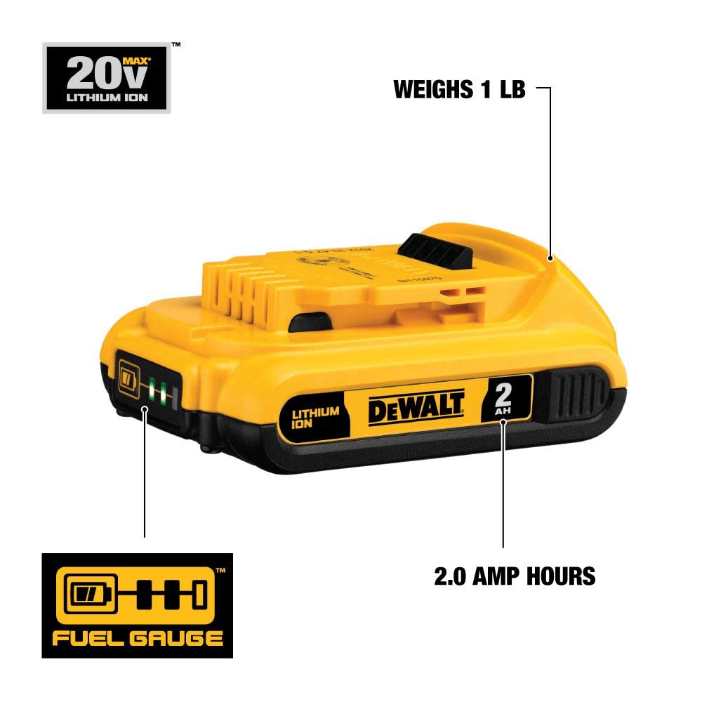 20V MAX Compact Lithium-Ion 2.0Ah Battery Pack V22872