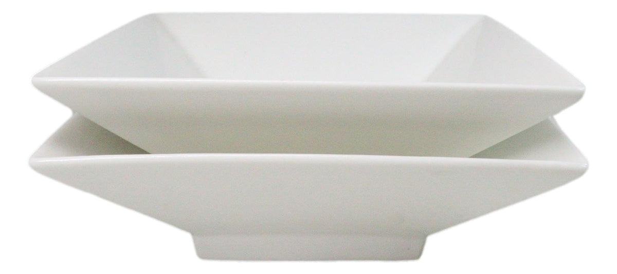 Porcelain Square Bowls 35oz Dishwasher And Microwave Safe A726123
