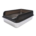 Stainless Steel Litter Box with Lid V50110