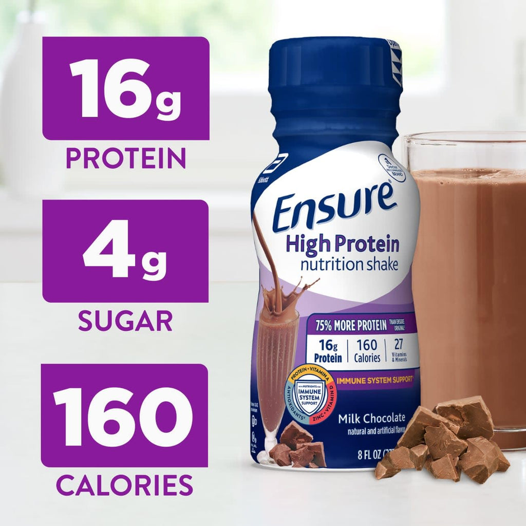High Protein Milk Chocolate Nutrition Shake 16g Protein 24 Pack E541569