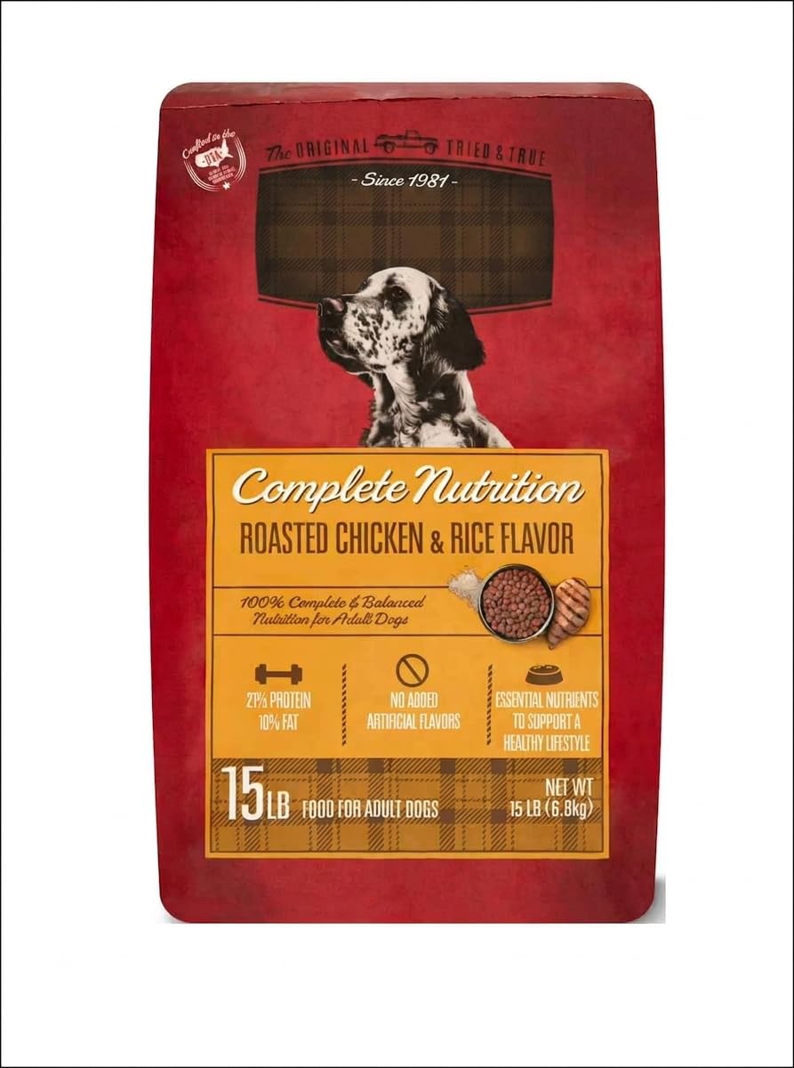 Roasted Chicken & Rice Flavor Dry Dog Food 15 LB M675