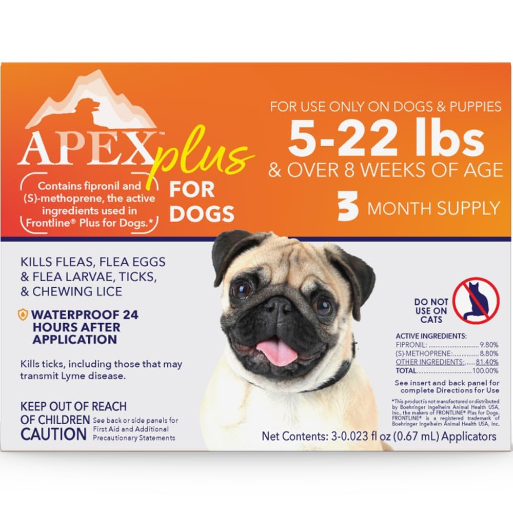 Flea & Tick Prevention for Small Dogs 3-Month Supply X46065