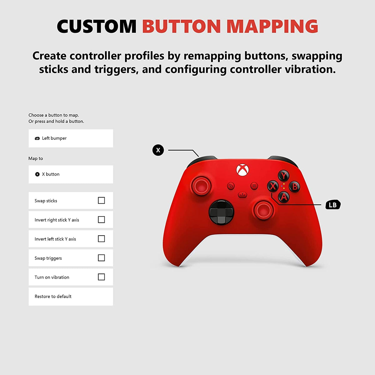 Wireless Gaming Controller Pulse Red B369