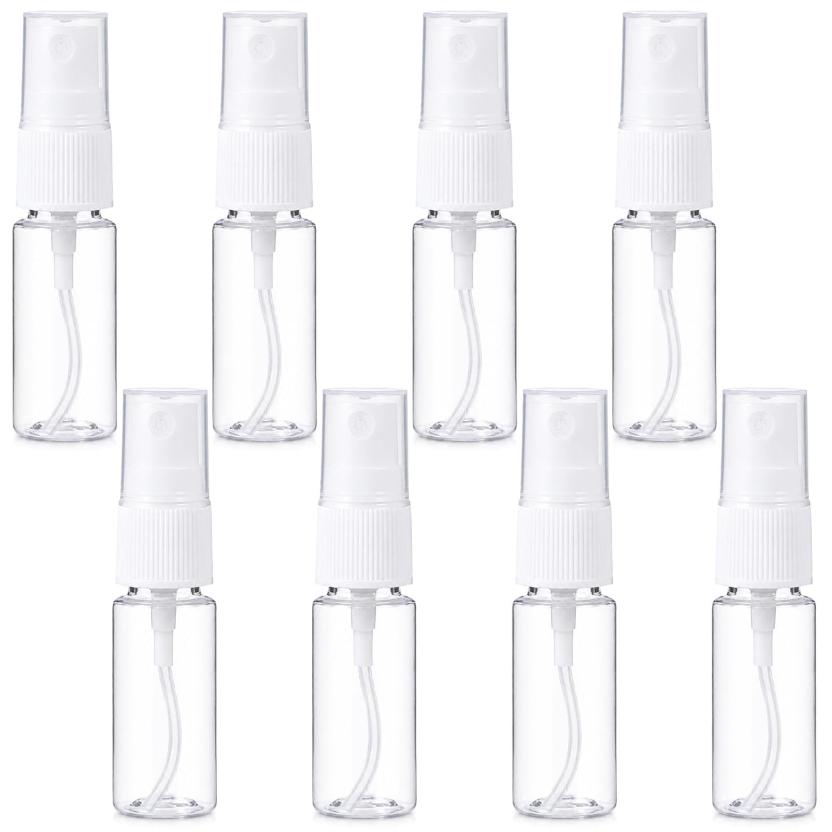 8 Pcs 0.5 Oz Fine Mist Travel Spray Bottles G474