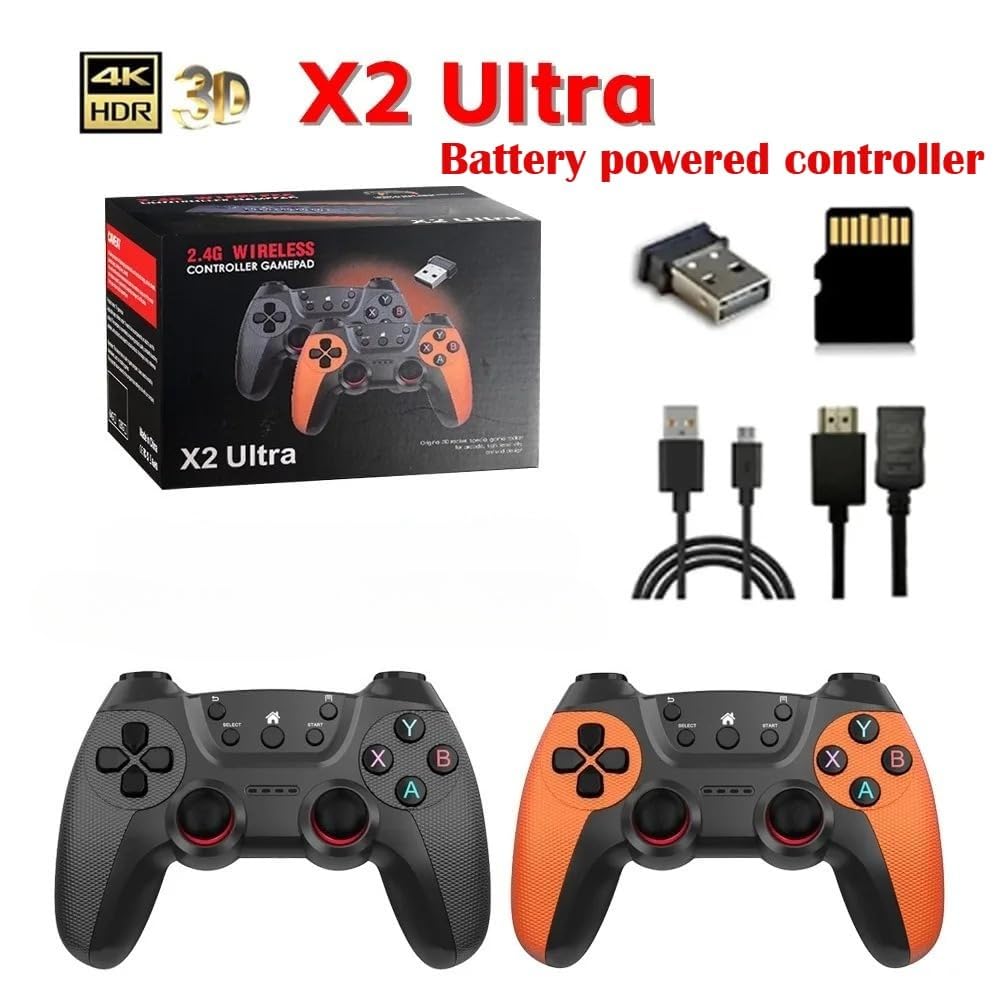 4K Plug & Play Retro Game Console with 64GB Storage Z707