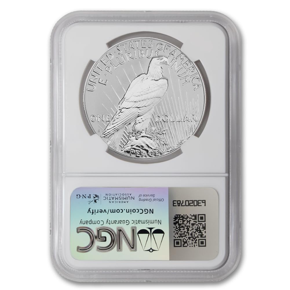 Set of 2 American Silver Morgan and Peace Dollar P277