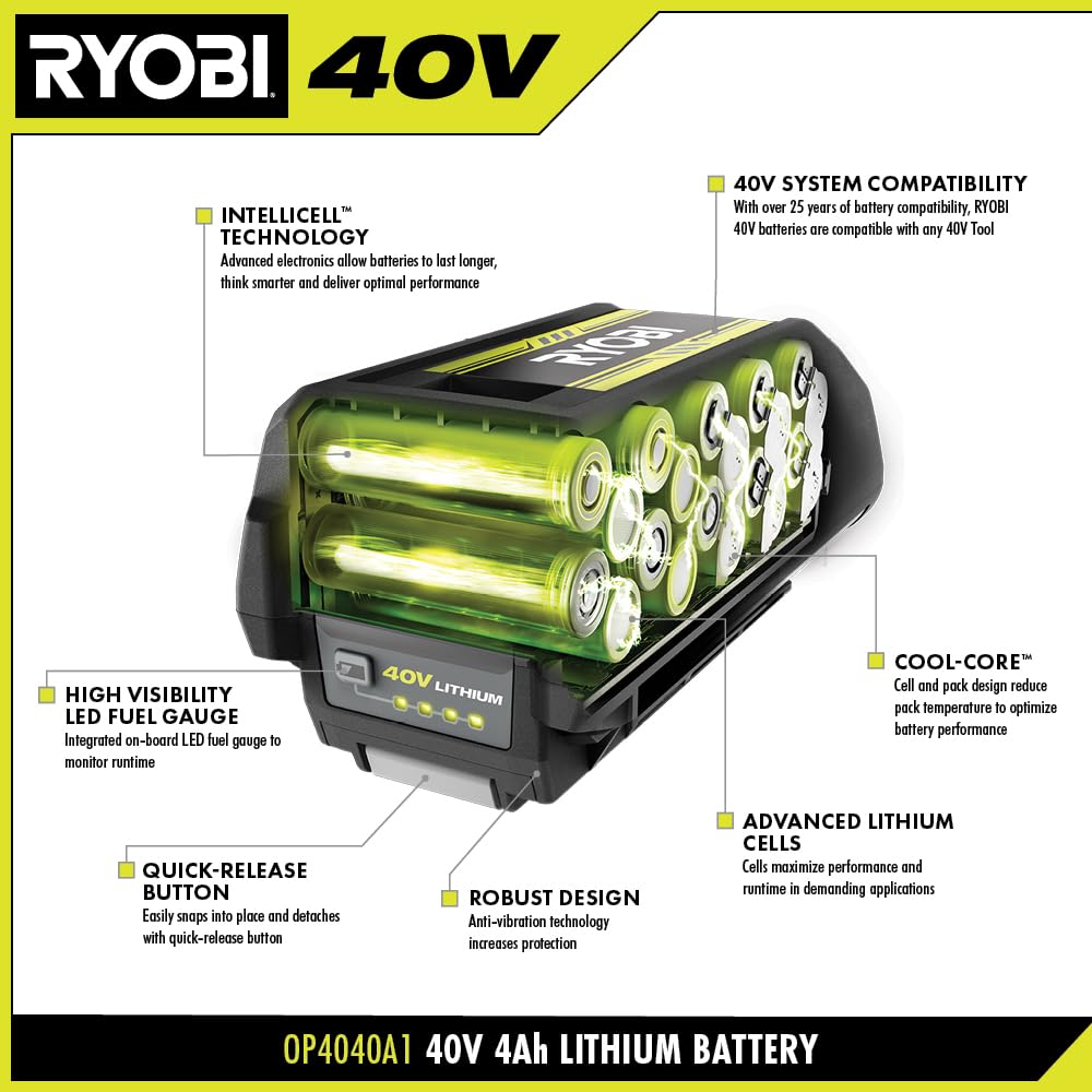 40V Lithium-ION 4.0 AH Battery C563