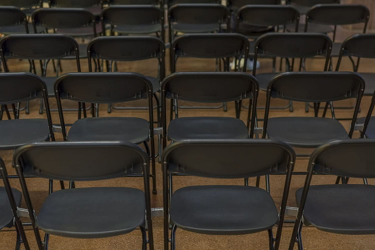 Brown 10pk Stackable Folding Chairs Y672