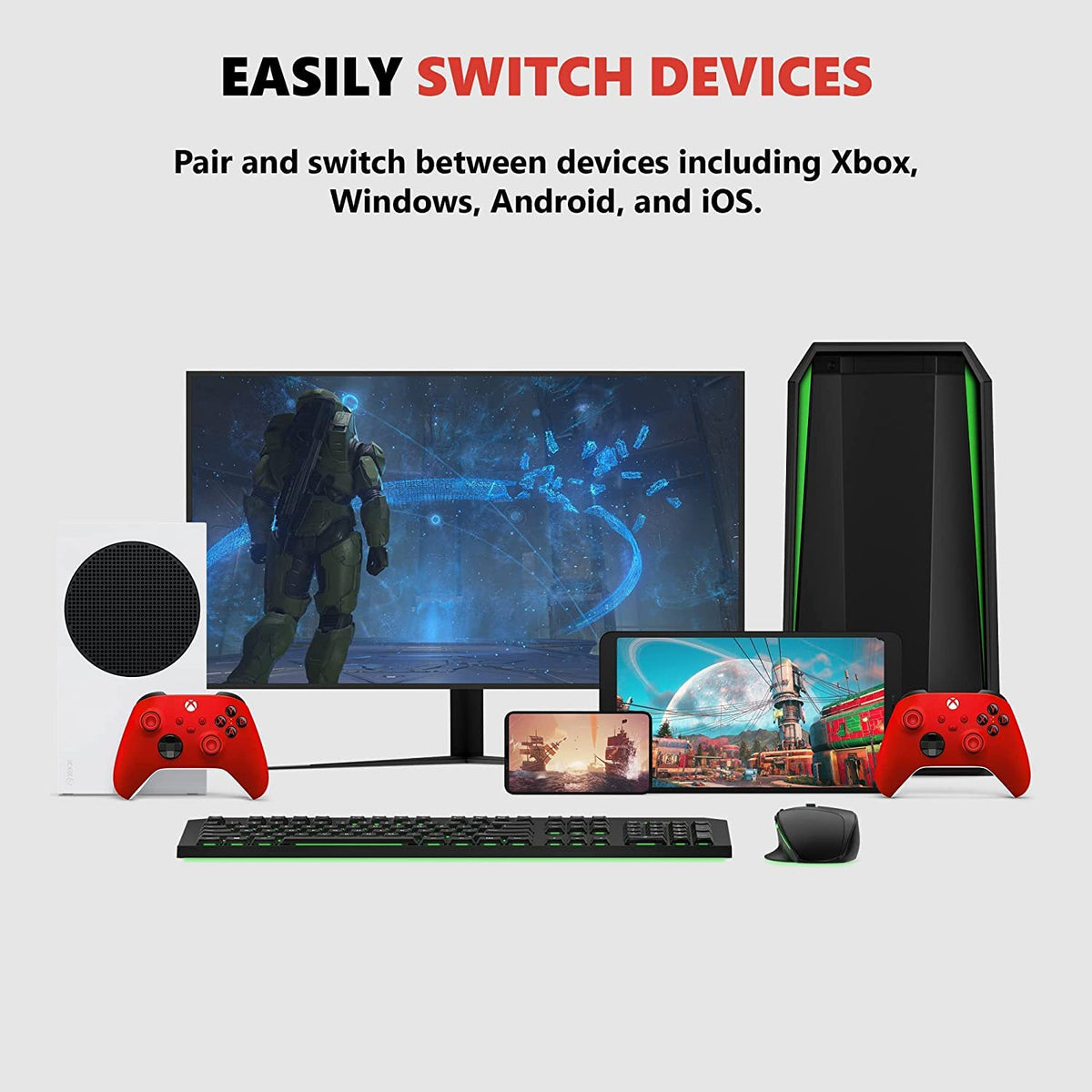 Wireless Gaming Controller Pulse Red B369