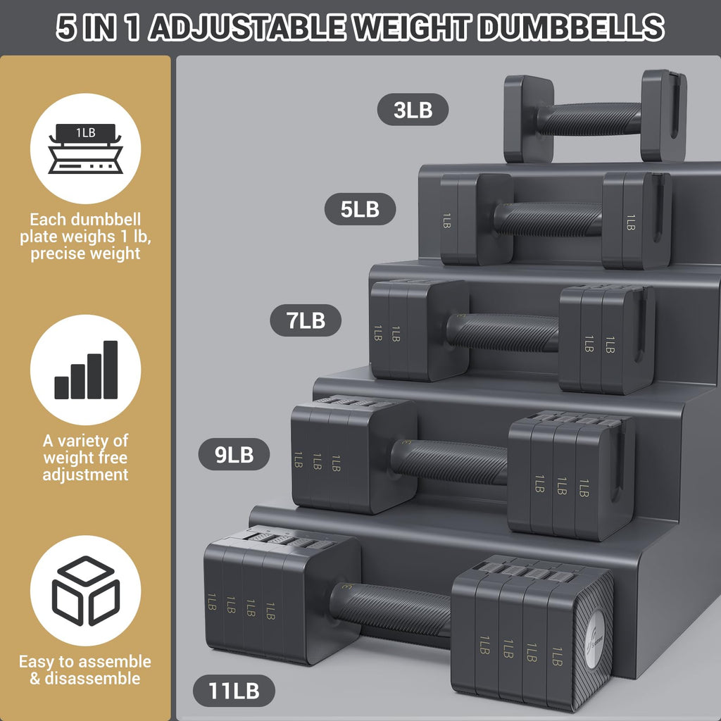 Adjustable Ankle Weights with Dumbbells W3159
