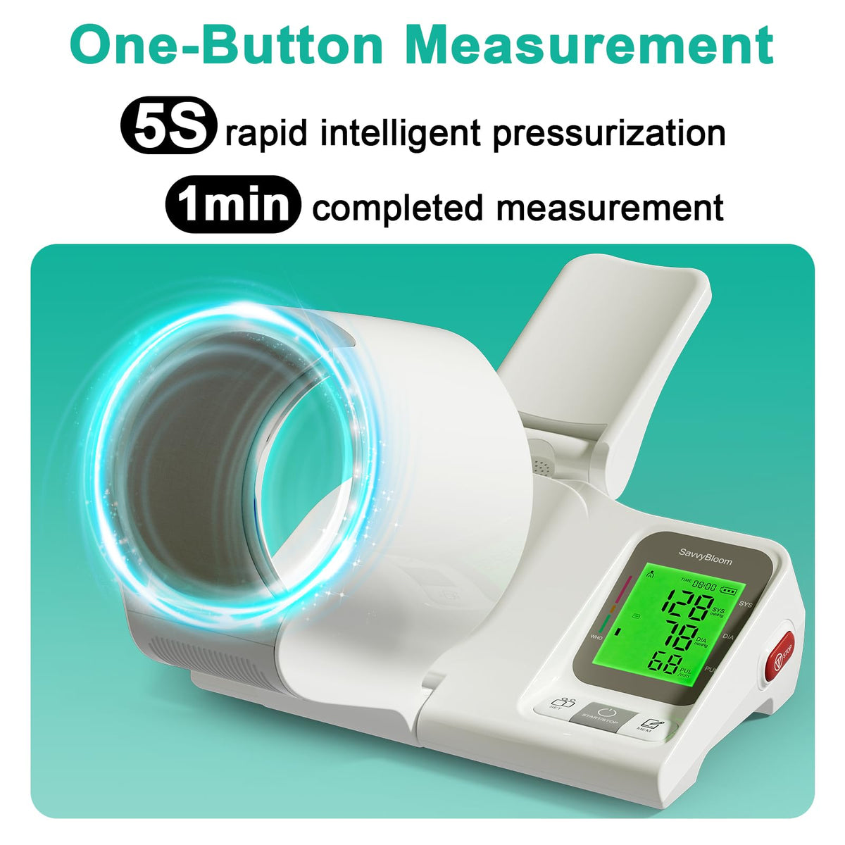 Upper Arm Blood Pressure Monitor XL Cuff L28228