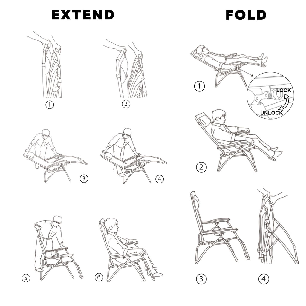 Oversized Zero Gravity Chairs Set of 2 I2011