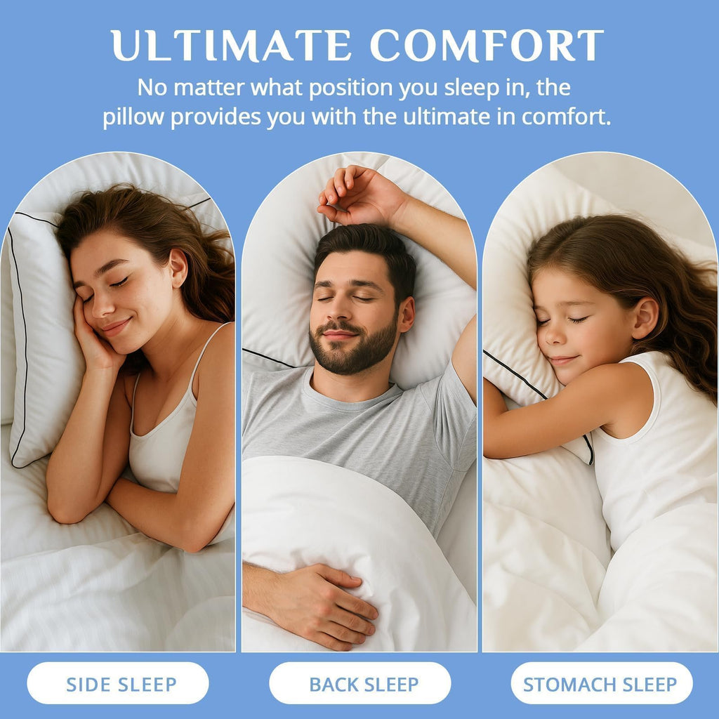 King Size Down Alternative Microfiber Pillows Set of 2 J17295