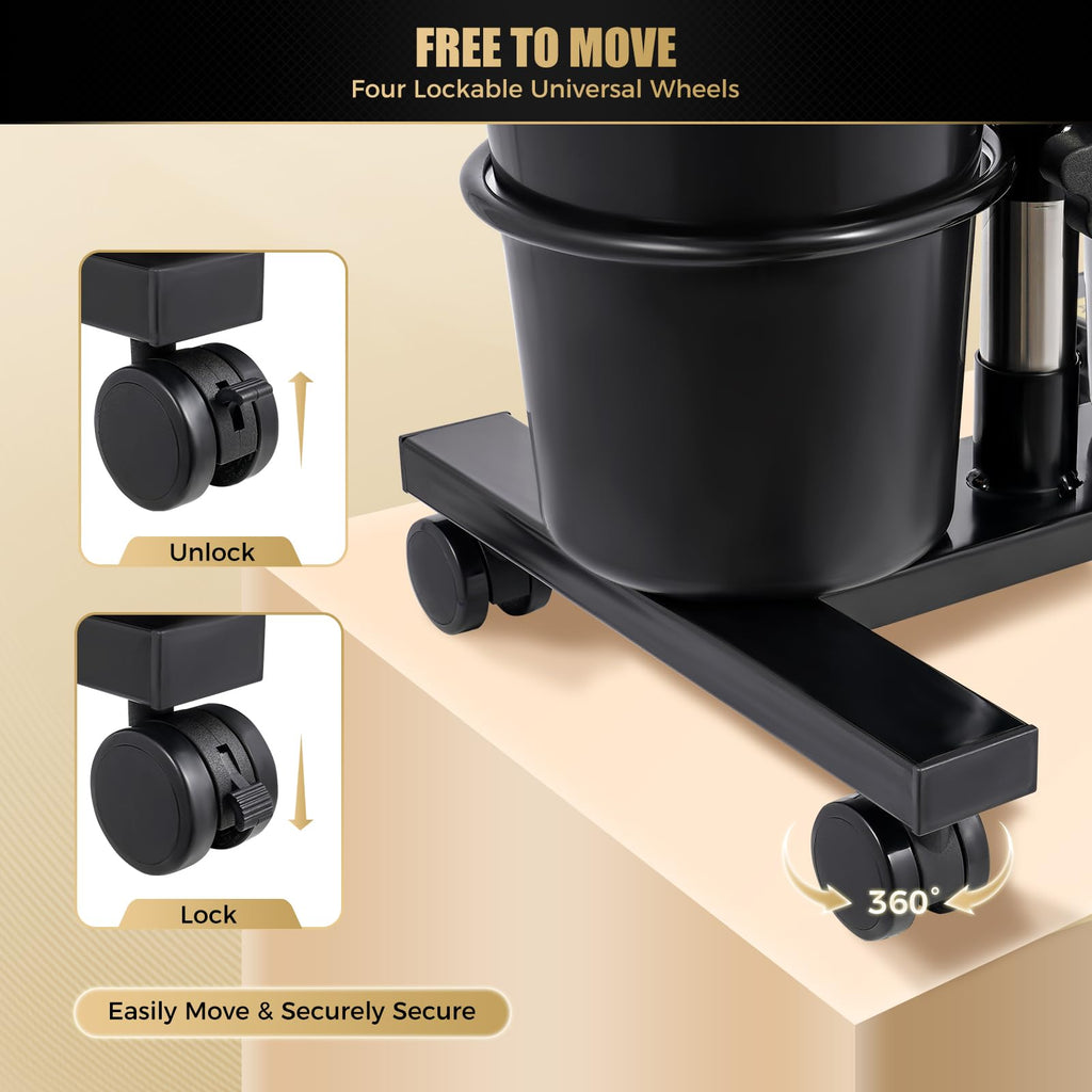 Portable Shampoo Bowl with Electric Pump Adjustable Height 2.64Gal E8577