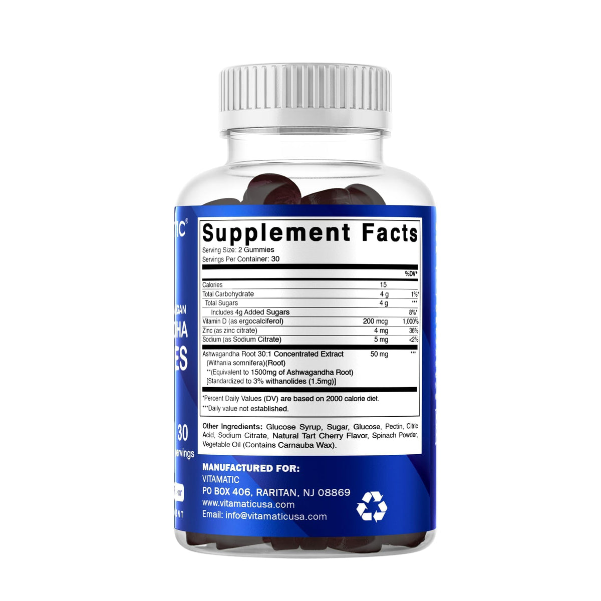 Ashwagandha Gummies 30:1 Extract A390198