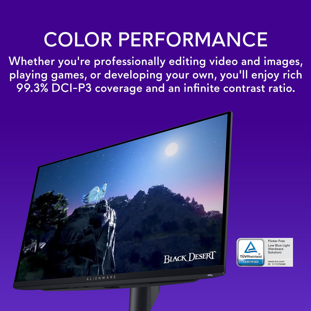 OLED Gaming Monitor 26.7-inch WQHD 360Hz Black U5889