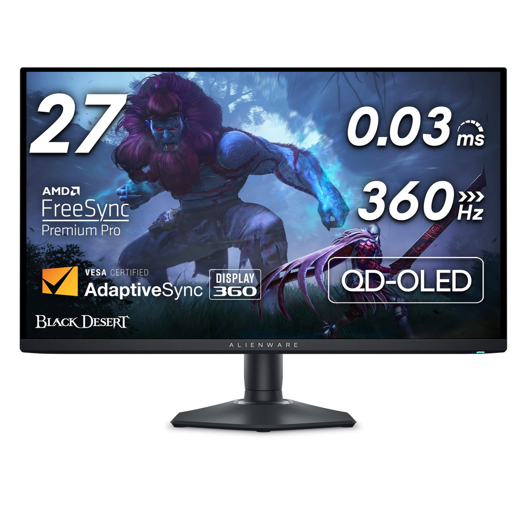OLED Gaming Monitor 26.7-inch WQHD 360Hz Black U5889
