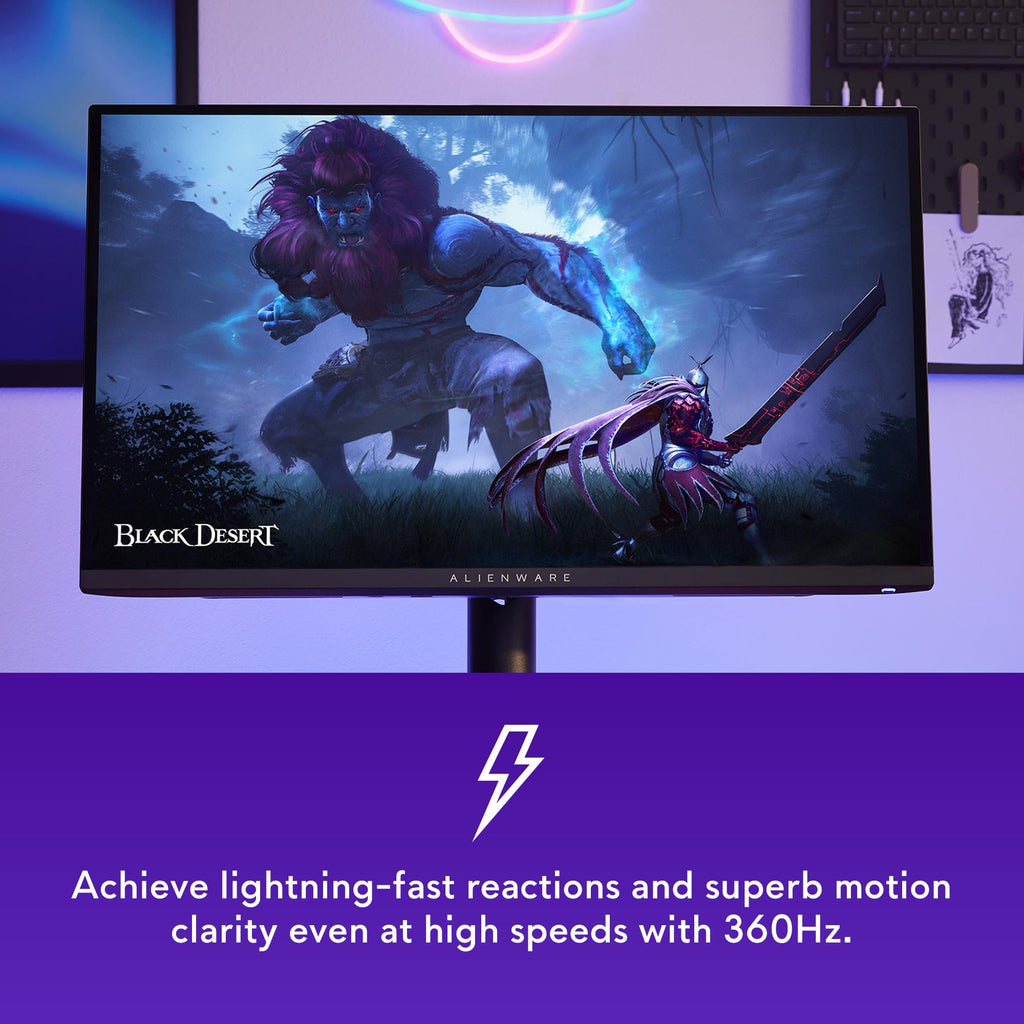 OLED Gaming Monitor 26.7-inch WQHD 360Hz Black U5889