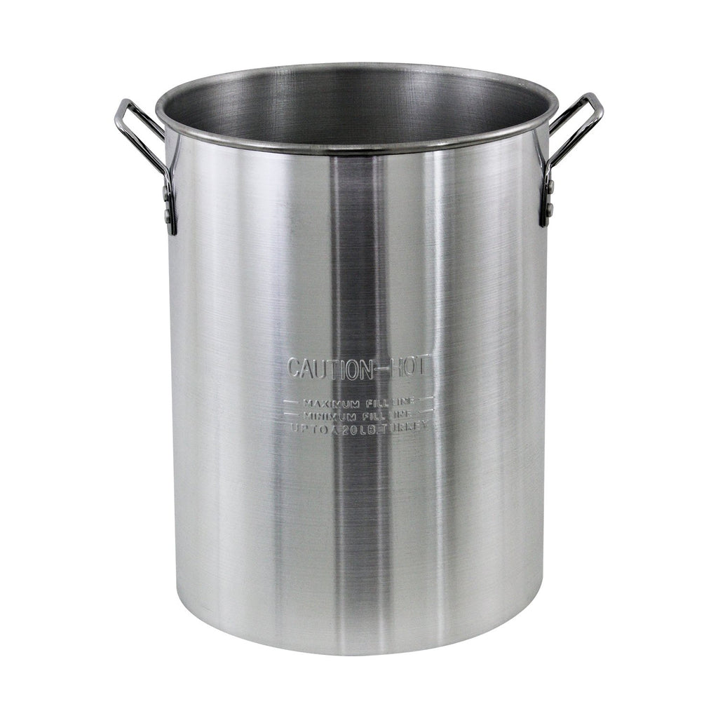 Aluminum 30 Quart Stock Pot with Strainer Basket E744871