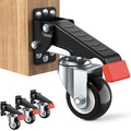 Workbench Casters kit 660 Lbs Retractable 4 Pack O49663