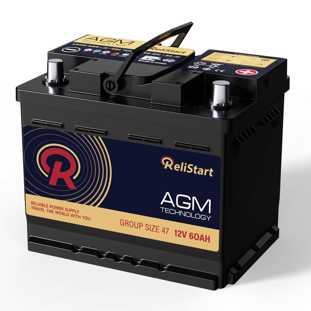 12V 60Ah Group 47 Automotive Battery D571