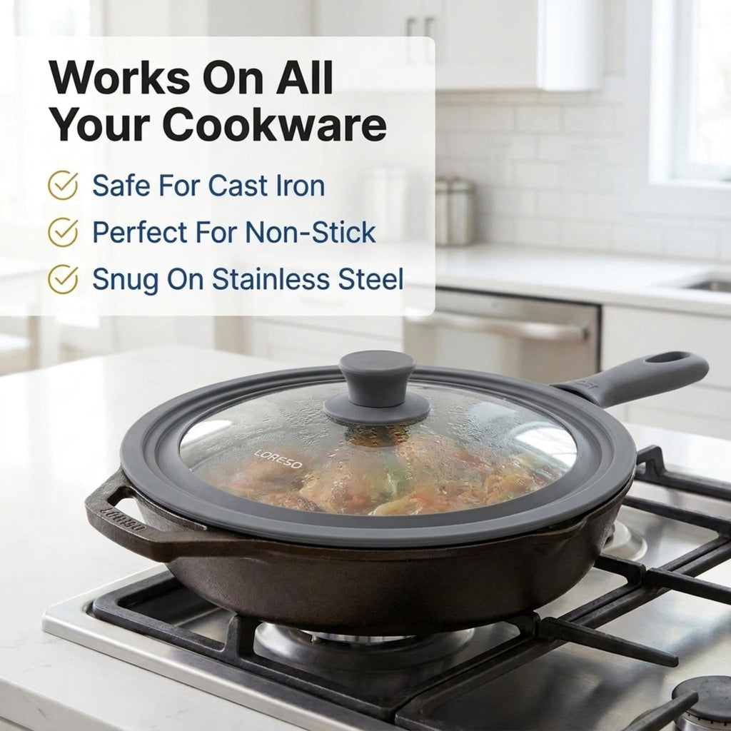 Universal Lid for Pots, Pans & Skillets, 7.5-11.5" U619939