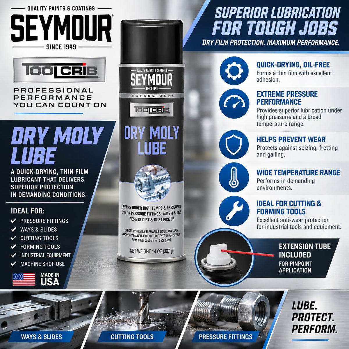 14 oz 2-Pack Oil-Free Lubricant Spray K37228