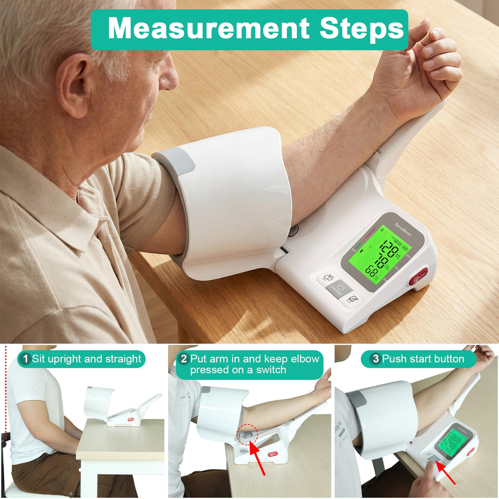 Upper Arm Blood Pressure Monitor XL Cuff L28228