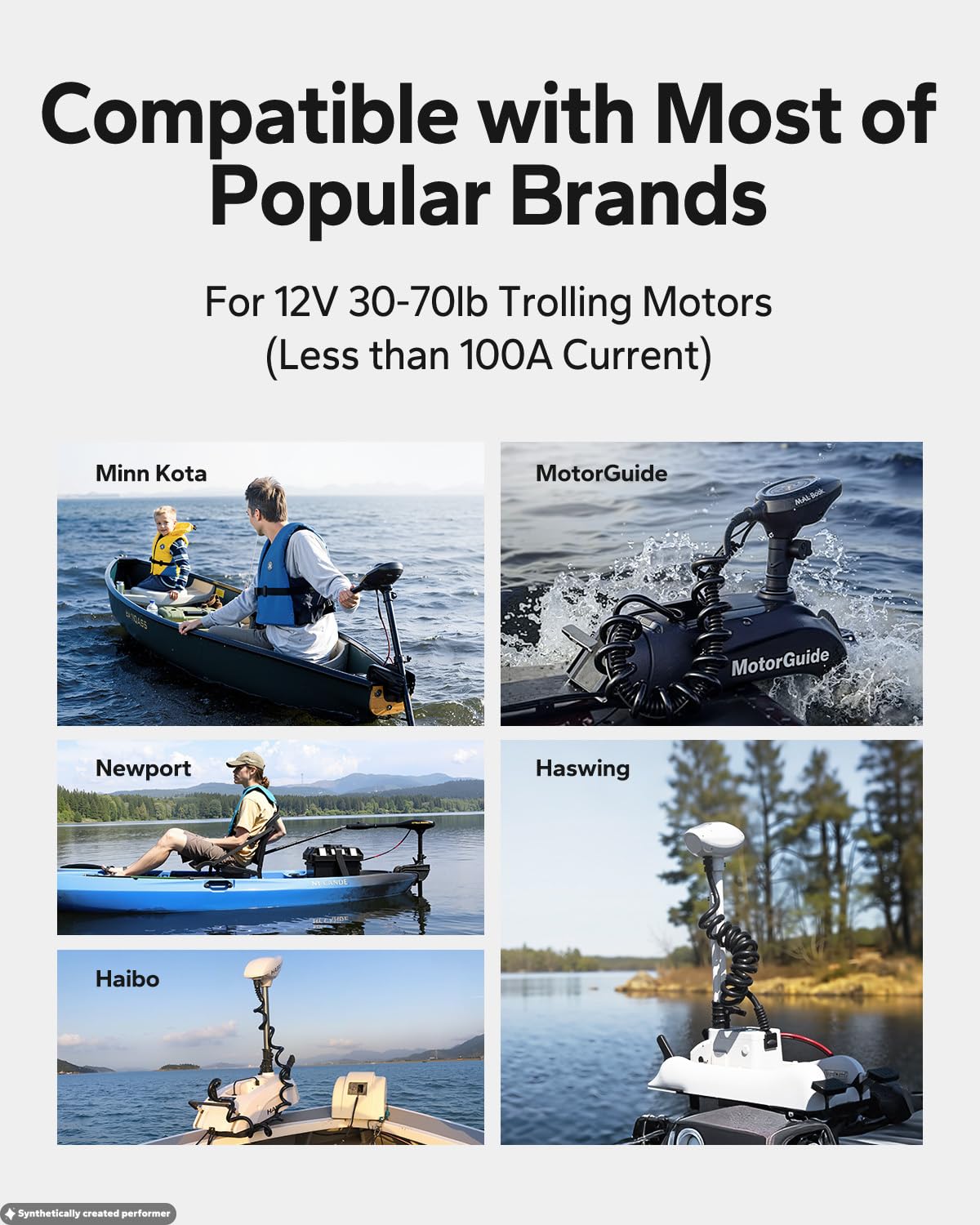 12V 100Ah LiFePO4 Trolling Motor Battery V579069