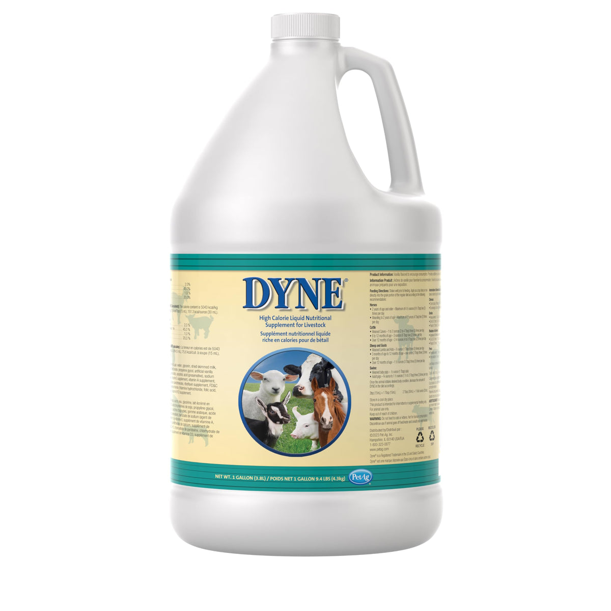 High Calorie Liquid Nutritional Supplement for Livestock 1 Gallon X400