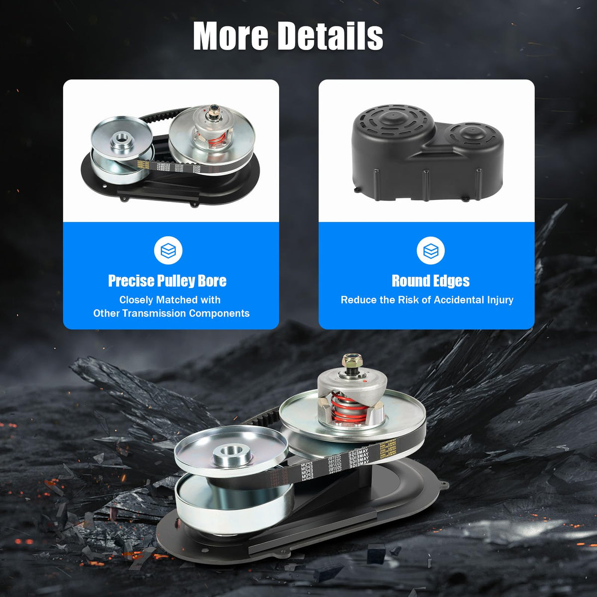 Torque Converter Kit with 3/4 Drive Pulley Clutch K941