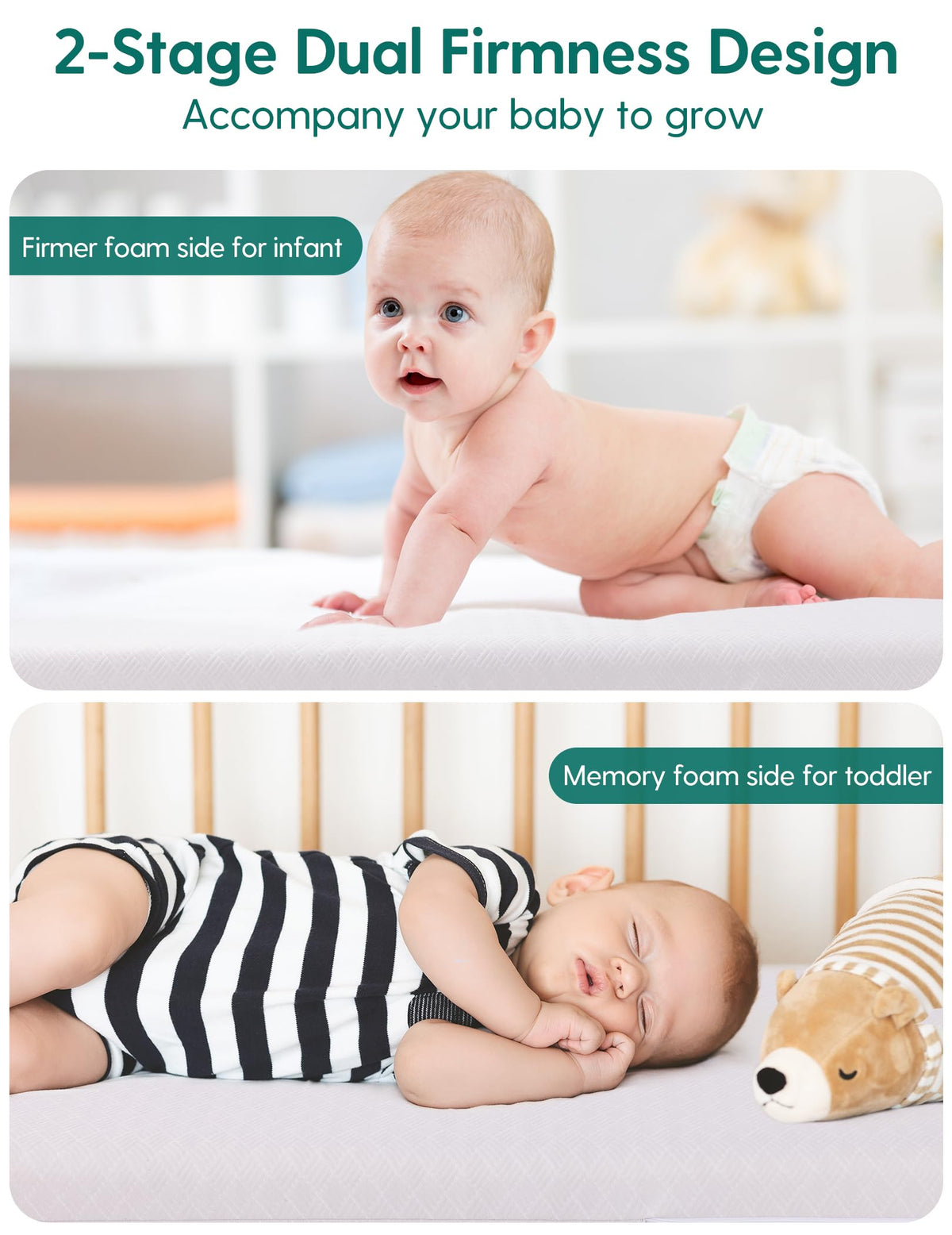 Memory Foam Crib Mattress E73400