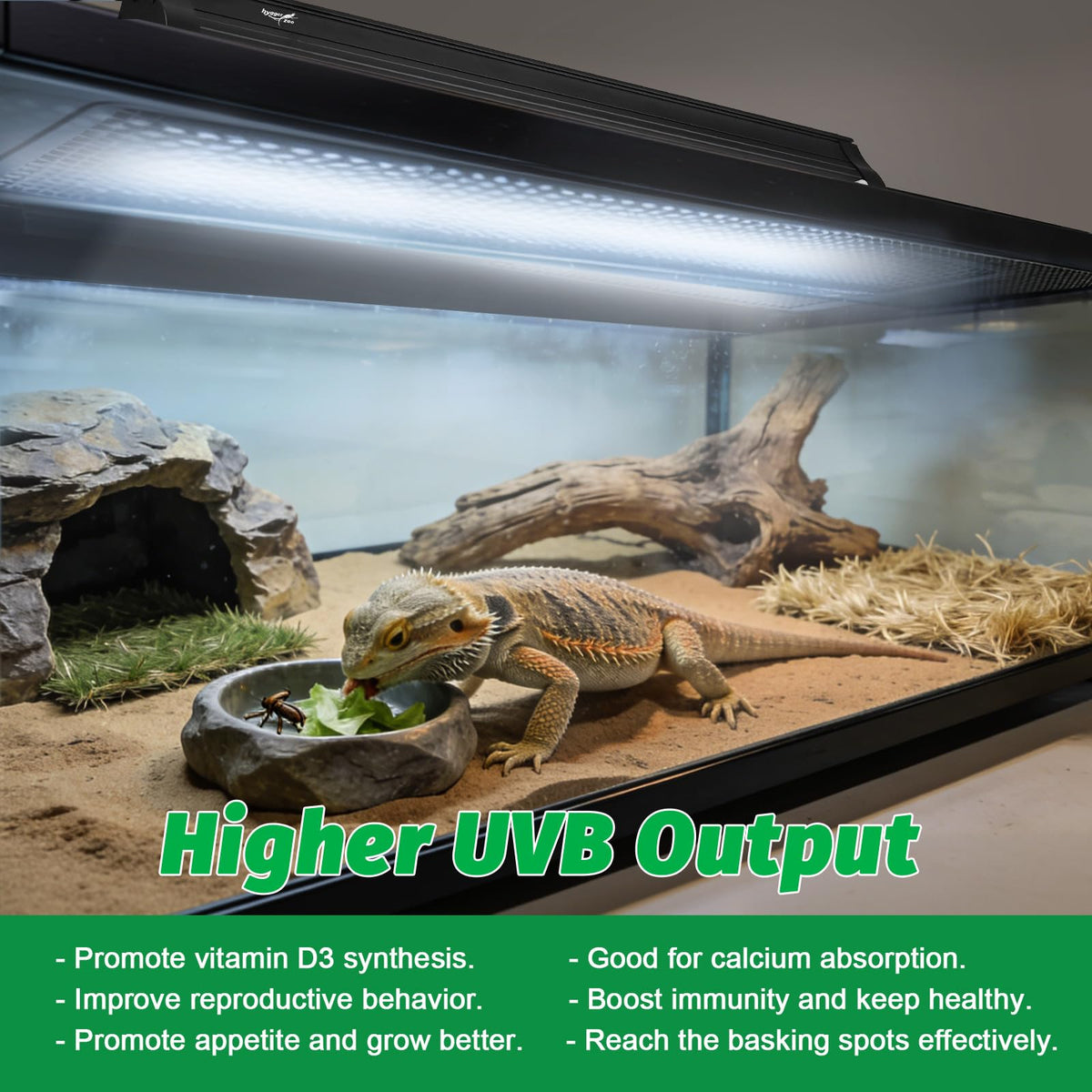 15W T8 UVB Reptile Light Fixture 18 Inch J89288