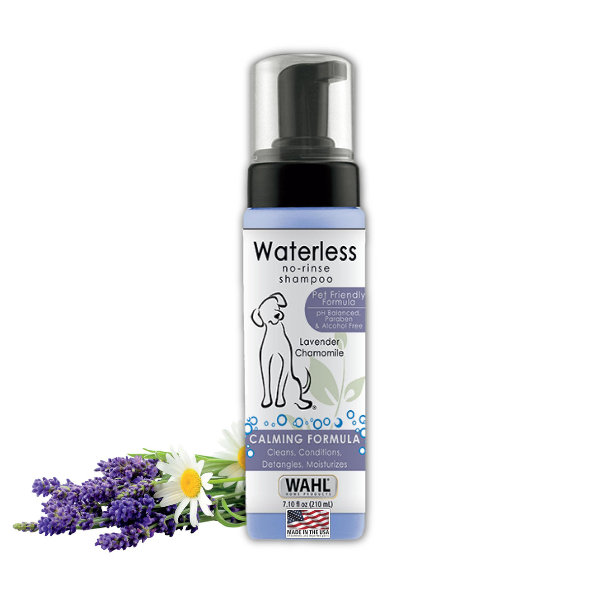 Waterless No Rinse Shampoo for Animals Lavender Chamomile 7.1 oz A75166