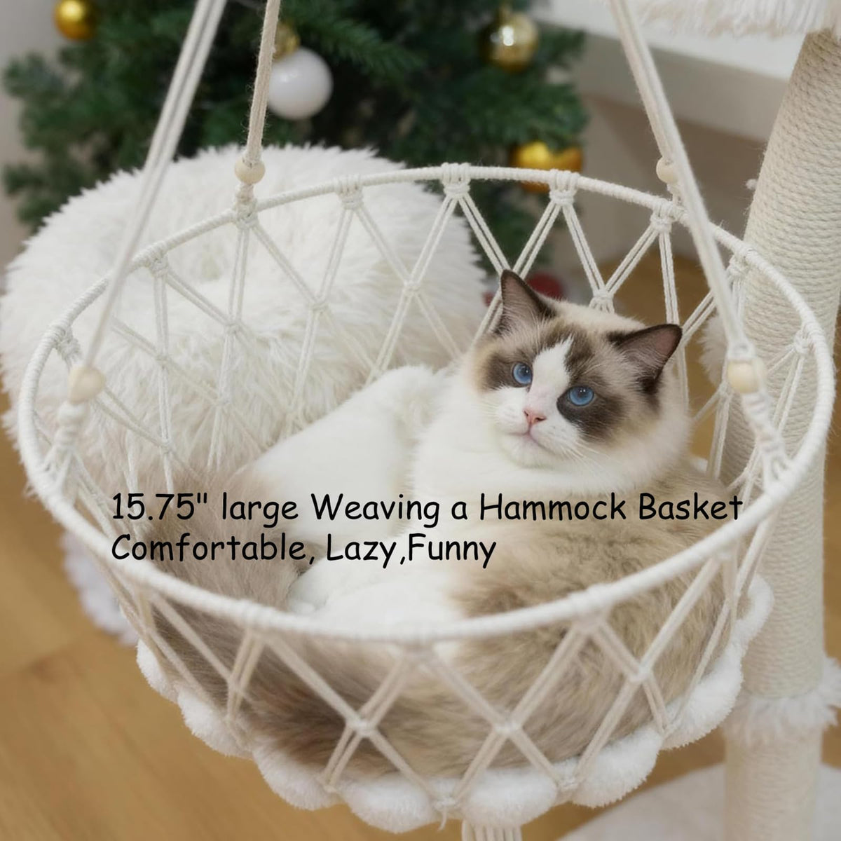 70" Multi-Level Cat Tree Tower with Plush Perches and Sisal Scratching Posts M4968