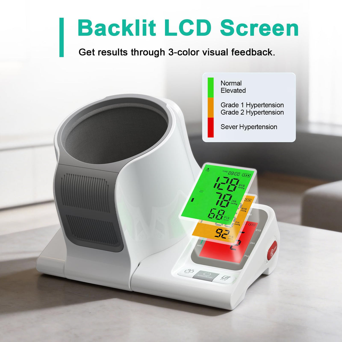 Upper Arm Blood Pressure Monitor XL Cuff L28228