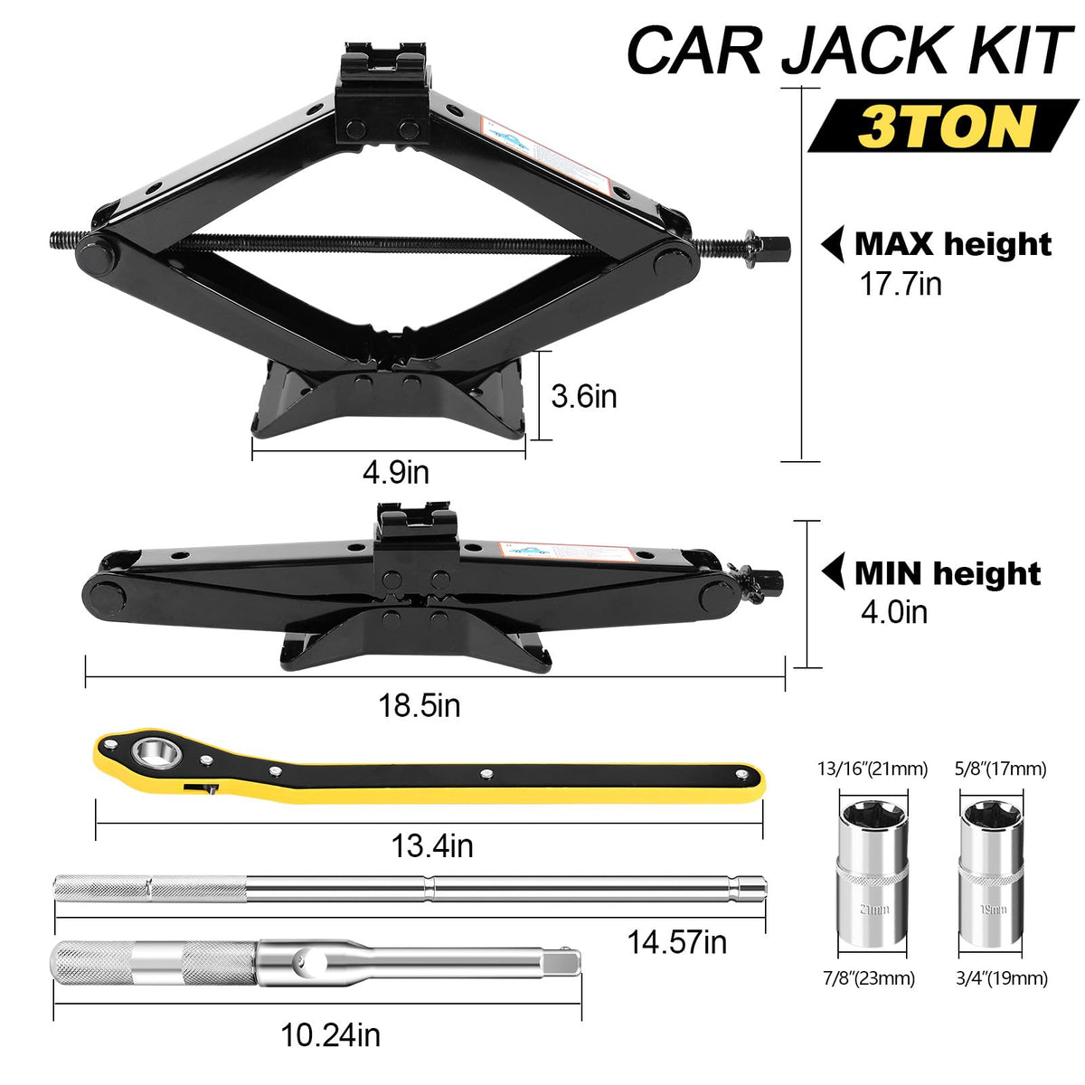 3 Ton Scissor Jack N923