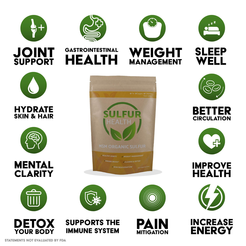 Organic Sulfur MSM Supplement 1 Pound C4242