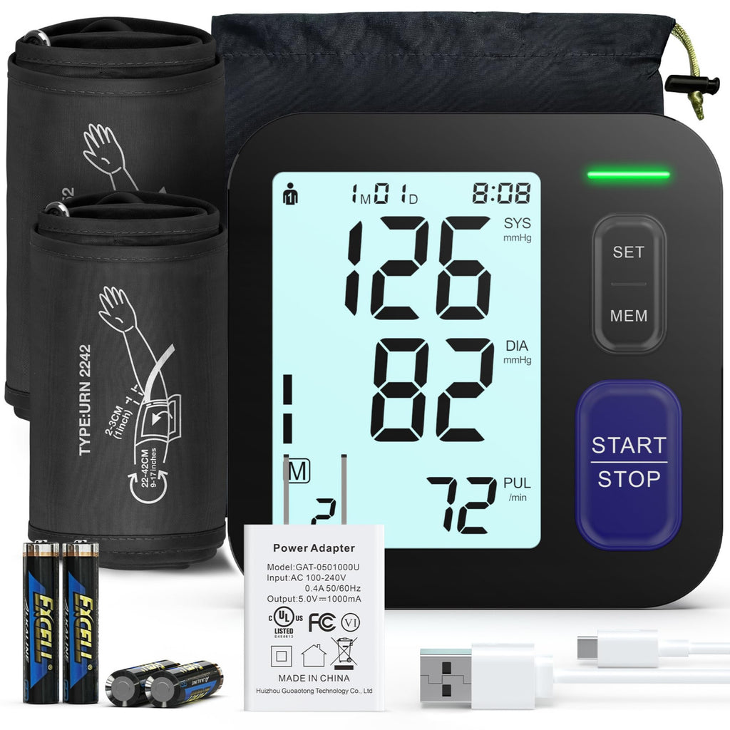 Automatic Digital Blood Pressure Machine with 2 Size Cuffs H52303