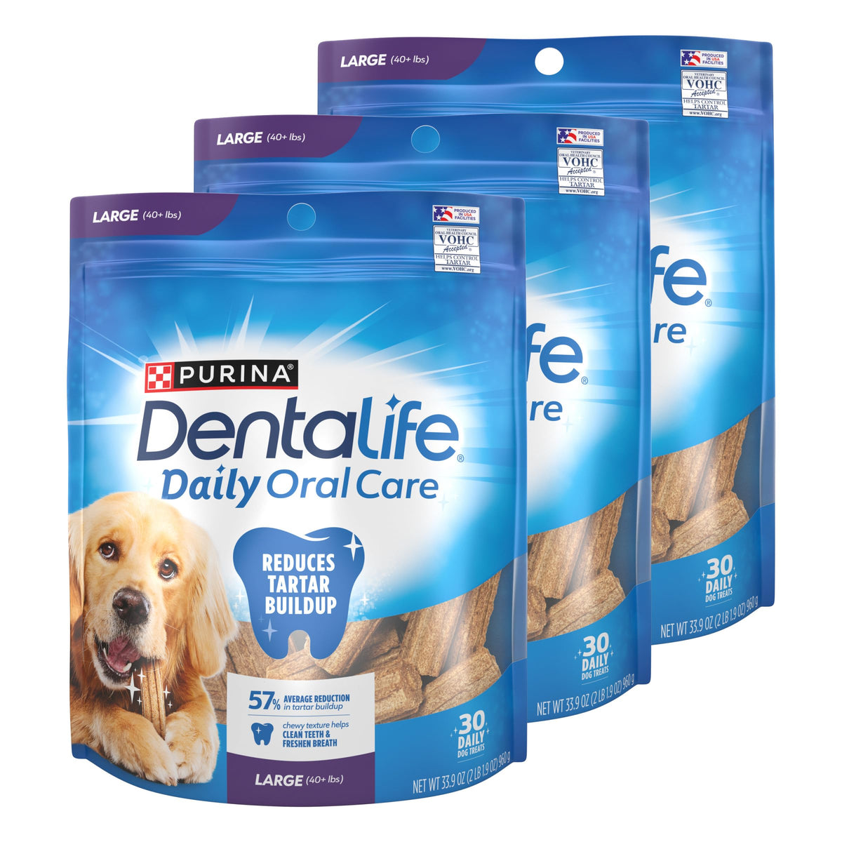 Daily Oral Care Dental Chews for Large Dogs 90 ct K280682
