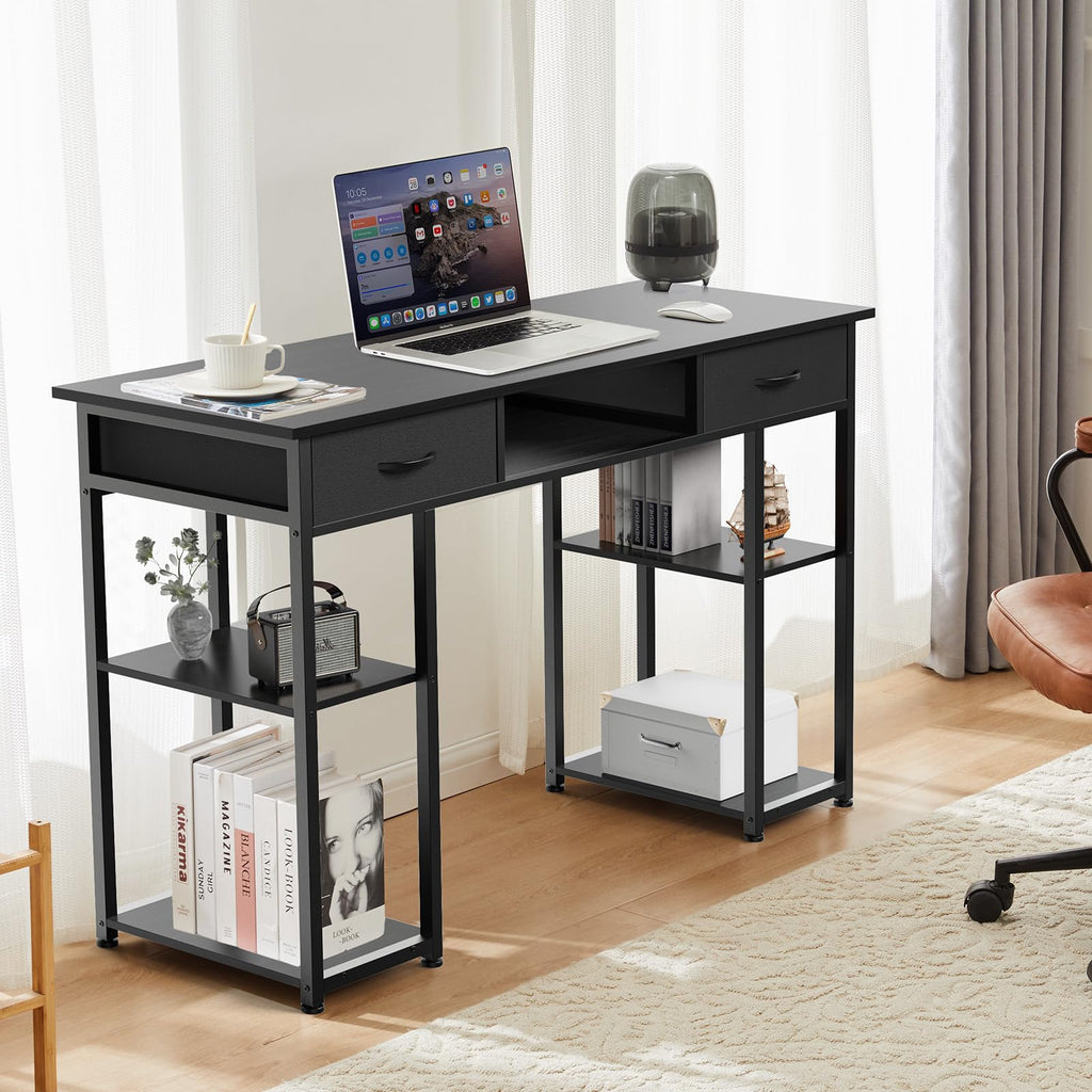 48-Inch Computer Desk with Drawers and Hook X2344