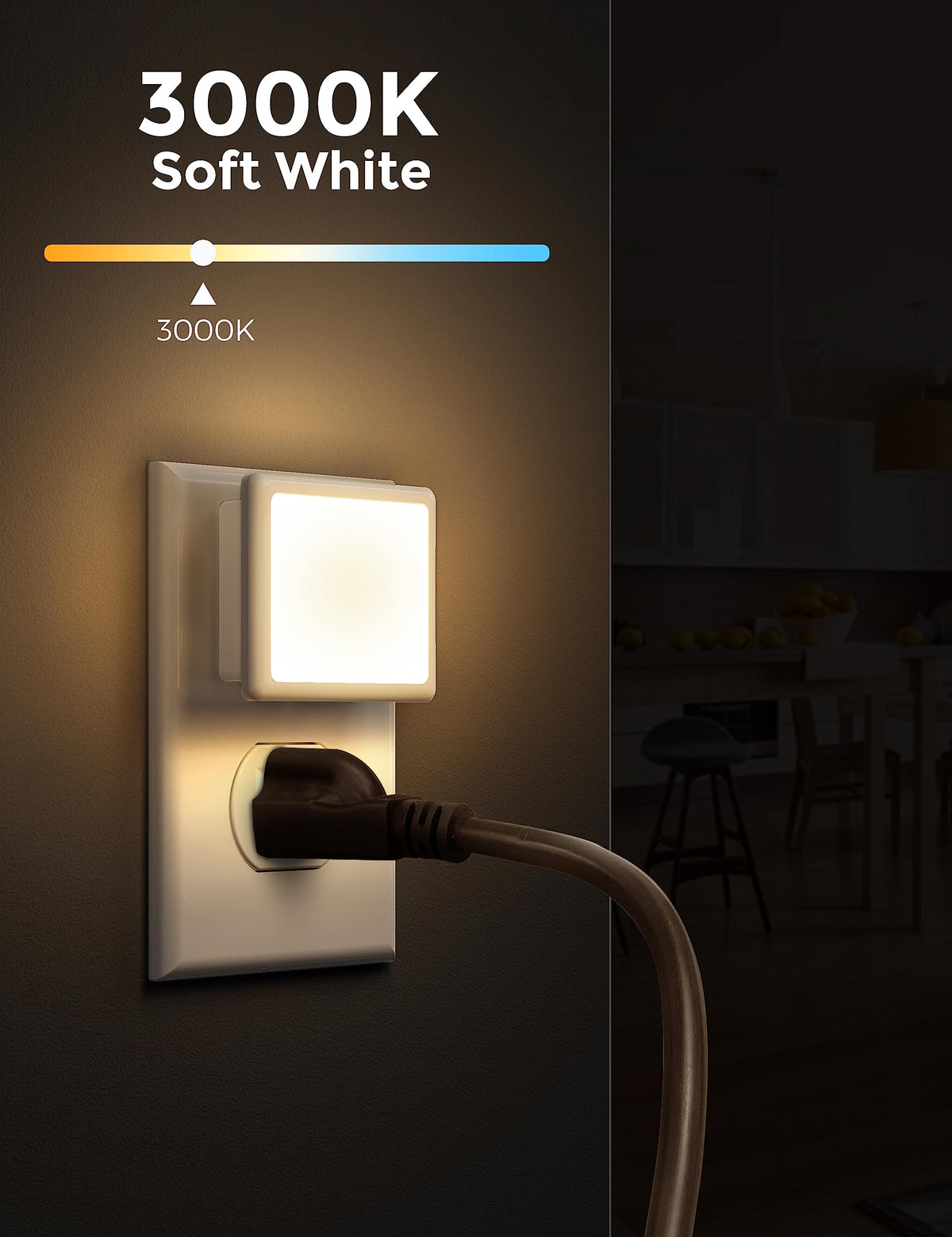 0.3W Plug in Night Lights 2-Pack M324498