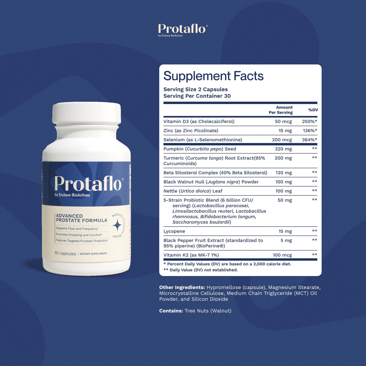 60 Capsules Prostate Support B3728