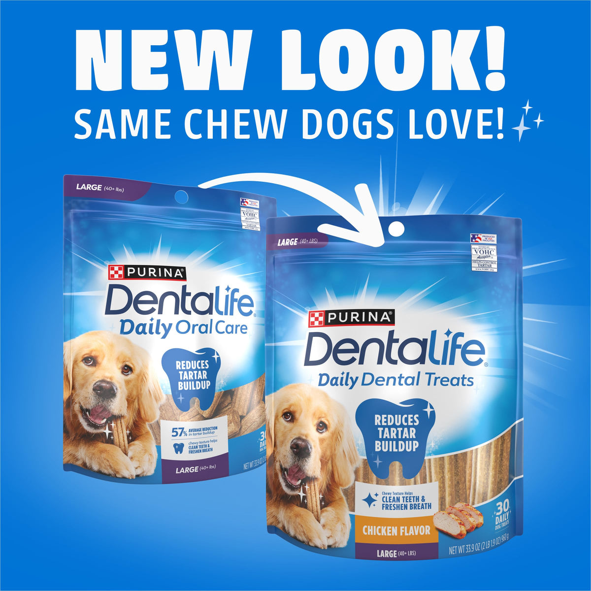 Daily Oral Care Dental Chews for Large Dogs 90 ct K280682