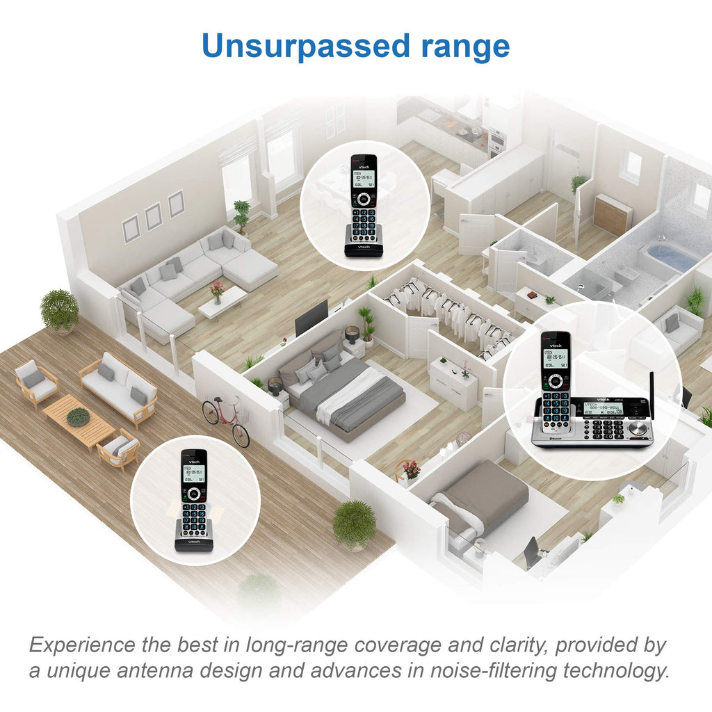 5 Handset Cordless Phone with Answering System N9795